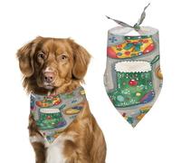 Soft & Breathable Pet Bandana for Dogs & Cats, Various Christmas Stockings Print Lightweight Polyester Scarf, Perfect for Daily Style Or Special Events