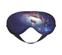 Soft Breathable Sleep Abstract Universe Print Eye Mask,Light Blocking,Adjustable Strap,Sleep Mask for Travel,Night Work,Office