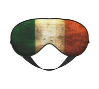 Soft Breathable Sleep Irish Flag Print Eye Mask,Light Blocking,Adjustable Strap,Sleep Mask for Travel,Night Work,Office