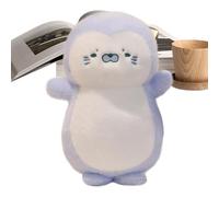 Soft Breathing Stuffed Animal,Penguin Stuffed Doll - Baby Sleep Companion Soothing Doll for Nursery Bedtime Relaxation Birthday Daily Use Bedroom Travel Preschool Family