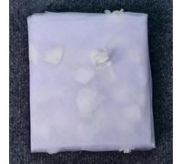 Soft Bridal Veils 3d Floral Wedding Veil Single Tier Hand-stitched Long Cathedral Wedding Veil with 3D Flowers-white-200cm