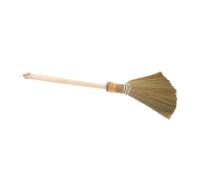 Soft Bristle Broom Detachable Handmade Miscanthus Wood Handle