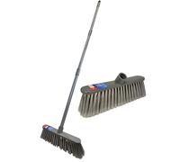 Soft Bristle Broom with 1.2M Long Handle - Indoor Sweeping Brush for Tile, Wood, Laminate Floors - Lightweight Broom for Home, Kitchen,Patio, Garden and Office Cleaning (Pack of 1) - By Best House