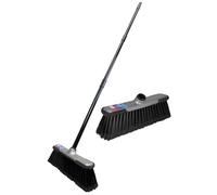 Soft Bristle Broom with 1.2M Long Handle - Indoor Sweeping Brush for Tile, Wood, Laminate Floors - Lightweight Broom for Home, Kitchen,Patio, Garden and Office Cleaning (Pack of 1) - By Best House