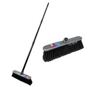 Soft Bristle Broom with 1.2M Long Handle - Indoor Sweeping Brush for Tiles, Wood, Laminate Floors - Lightweight Broom for Home, Kitchen, Patio, Garden and Office Cleaning (Pack of 1) - By Best House