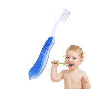 Soft Bristle Foldable Toothbrush - Compact Travel Size, Easy Carry Protective Case, Lightweight Hygiene Tool, Long-Lasting Material, Gentle Cleaning Design | Outdoor Adventures Toothbrush, Cam