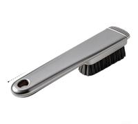 Soft Bristle Shoe Brush Set, Gentle Garment and Suede Sneaker Cleaner with Non Slip Handle, ABS Plastic Scrub Brush for Clothing Fabric, Hanging Hole Design for Easy Storage(A)