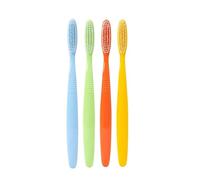 Soft Bristle Toothbrush Set for Adults, Large Head Extended Brush, Gentle on Gums, Deep Cleaning, Multicolor (Green(4pc)