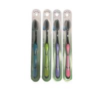 Soft Bristle Toothbrush - Super soft toothbrush for comfortable cleaning | Curved handle for increased grip, eco-friendly material | Sensitive gums, white teeth, ideal for optimal oral hygiene