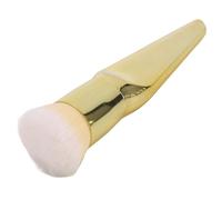 Soft Bristles Gold Makeup Brush, For Shading Powder, Foundation with Cosmetic Brush, Delicate Texture, No Falling Off. Home, Office, Traveling, Party, Performance.