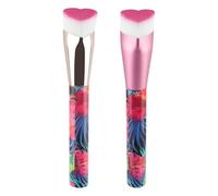Soft Bristles Heart Shaped Makeup Brush For Liquid And Powder Cream Concealer Application Natural Look Makeup Brush