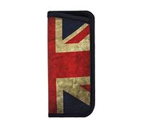 Soft British Flag Eyeglasses Bag, Glasses Case, Printed Glasses Case, Scratch Resistant Glasses Bag, Portable Sunglasses Case, Women Men Storage Bag
