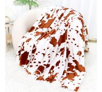 Soft Brown Throw Blanket Lightweight Cozy Fuzzy Fleece Blanket Chocolate Flannel Cute Blanket Gifts Decor for Women Girls Boys Men Teenage