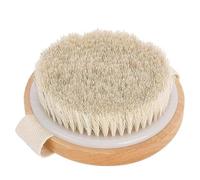 Soft Brush Hair Body Skin Cleansing Massage Brush, Round Bath Brush with Back Strap for Deeply Clean and Moist Proof Skin, Providing an Amazing Bath Experience