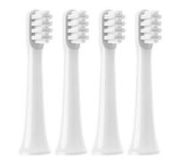 Soft Brush Heads, Compatible with SOOCAS, EX3 Electric Toothbrush | Replacement heads with soft bristles and plastic handle for daily oral care, standard 8 cm size(4PCS WHITE)