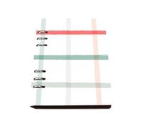 Soft Brushstroke A5 Notebook, Pu Leather Notebooks, Lined Paper A5 Lined Notebook 180Pages/90Sheets, School Book for Note Taking, Book for Man, College Essentials Women Man
