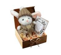 Soft Bunny Toys - Portable Hugging Companion Doll, Calming Lavender Scented Plush | Microwavable Heatable Core, Relaxing Aromatherapy Insert, Soft Ribbon Bow Tie, Therapeutic Comfort Toy For Indoor