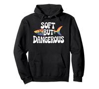 Soft But Dangerous Pisces Shark Symbol Art Pullover Hoodie