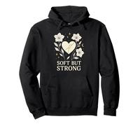 Soft But Strong Empowering Mental Health for Women Pullover Hoodie