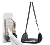 Soft Car Foot Hammock - Adjustable Foot Rest in the Back Seat | Airplane Foot Hanger with Cartoon Design, Portable Ride Seat Foot Footprints for Children, Comfortable Foot Support for Travel, Long
