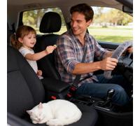 Soft Car Steering Wheel Cover 26cm Warm Plush Protection