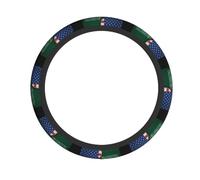 Soft Car Steering Wheel Protector Usa America And Saudi Arabia Saudi Arabian Flag Cars Accessory Cute Car Steering Wheel Covers For Suv, Truck, Auto