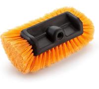 Soft Car Wash Brush Head with 5-Sided Soft Bristle // Soft Scrub RV Wash Brush for Vehicles // Twist-On Truck Washing Brush Fits Standard Acme Threaded Extension Poles (Pole Sold Separately)