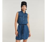 Soft Cargo Dress - Medium blue - Women L