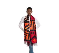 Soft Cashmere Feel Scarf for Women,African Tribal Style Double Sided Prints Warm Shawl Wraps Winter Large Blanket Scarf, African Style-1, 78.7x27.5inch