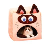 Soft Cat Bed - Indoor Plush Nest Warm Pet Tent Sleeping Shelter Durable Comfort High Performance Cat Bed for Living Room Home Apartment Farm Garage