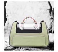 Soft Cat Carrier with Breathable Holes Cat Carriers L17.7inxW11inxH11in, Cat Kennel Carrier for Moving Across The Country,Green