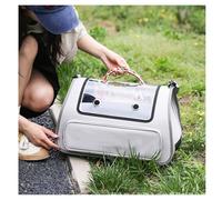 Soft Cat Carrier with Breathable Holes Cat Travel Carrier for Small Dogs and Cats, Pet Carrier For Cat for Moving Across The Country,Gray