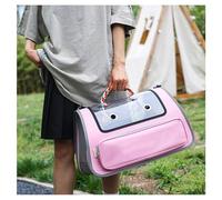 Soft Cat Carrier with Breathable Holes Cat Travel Carrier Perfect for Pets up to 15 LB, Small Dog Bag Carrier for Moving Across The Country,Pink