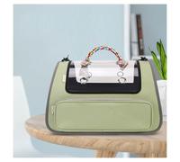 Soft Cat Carrier with Breathable Holes Soft Cat Carrier for Small Dogs and Cats, Pet Travel Carrier for Moving Across The Country,Green
