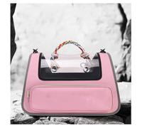 Soft Cat Carrier with Great Ventilation Cat Carriers L17.7inxW11inxH11in, Dog Bag Carrier for Moving Across The Country,Pink