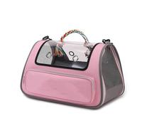 Soft Cat Carrier with Great Ventilation Cat Crate for Small Dogs and Cats, Cat Carrier Soft for Moving Across The Country,Pink