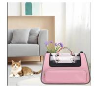 Soft Cat Carrier with Great Ventilation Cat Crates For Travel L17.7inxW11inxH11in, Pet Travel Carrier for Moving Across The Country,Pink
