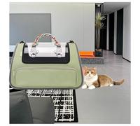 Soft Cat Carrier with Great Ventilation Pet Travel Carrier for Small Dogs and Cats, Cat Kennel Carrier for Moving Across The Country,Green