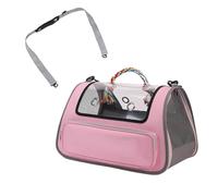 Soft Cat Carrier with Great Ventilation Soft Pet Carrier Perfect for Pets up to 15 LB, Small Dog Carriers for Moving Across The Country,Pink