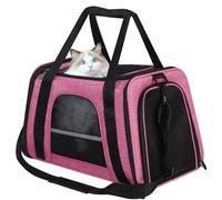Soft Cat Carrier with Top Mesh Window - Pet Carrier Breathable for Medium Cats and Small Dogs Puppies up to 13 lb