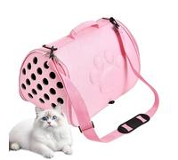Soft Cat Carry Bag - Pet Carrier Bag with Shoulder Strap for Trips - Portable for Kittens on the Go for Hiking, Outdoor, Air Travel, Camping, Commuting, Vet, City and Backpacking
