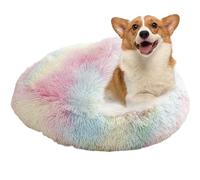 Soft Cat Cave - Large Kitten Bed, 50x50cm Fabric Pet Bed with Plush Cushion, Plush Cat Tent with Padded Interior, Feline House, Warm Cats Haven for Holiday Season