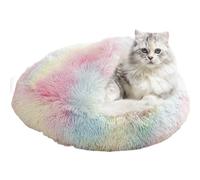 Soft Cat Cave - Lightweight Kitten Bed, 50x50cm Fabric Pet Bed with Plush Cushion, Plush Cat Tent with Padded Interior, Feline House, Warm Cats Haven for Holiday Season
