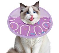 Soft Cat Cone | Foldable Cat Neck Cone,Comfortable Neck Donut, Pet Accessories, Elizabethan Collar for Small Kitten