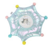 Soft Cat Recovery Collar Adjustable Pet Cone for Surgery Wound Protection After Surgery Comfortable Lightweight Cute Clown Design with Small Hair Ball PP Cotton (M)