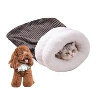 Soft Cat Sleeping Bag, Warm Cozy Pet Nest Bed for Cats and Puppies, Indoor Sleeping & Napping Solution for Cold Weather, Winter Comfort in Living Rooms, Bedrooms, Apartments, Home Spaces