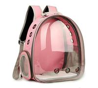 Soft Cat & Small Dog Carrier Backpack - Breathable Mesh Design with Viewing Bubble, Lightweight & Portable for Travel, Outdoor Adventures, Safe Pet Transport (Pink)