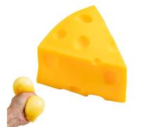 Soft Cheese Figure, Slow Rising Toy, Fun Stress Reliever, Kids Teens Young Adults Desk Decoration, Study Break Home Birthday Party Accessory, Play Gear for Students, Workers, Families