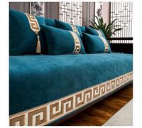 Soft Chenille Sofa Cover Non-Slip Universal Couch Slipcover for All Seasons 110x240cm Perfect for Sofa Cushion Protection and Home Decor
