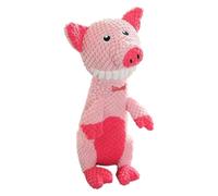 Soft Chew Toy, Squeaky Plush Dog Toy, Interactive Pet Plaything, Cartoon Animal Design, Ideal for Small, Medium, Large Dogs, Indoor, Outdoor Plays 10x8x32cm